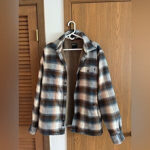 Men’s Ridgefield Heavyweight Sherpa-Lined Flannel Shirt Jacket